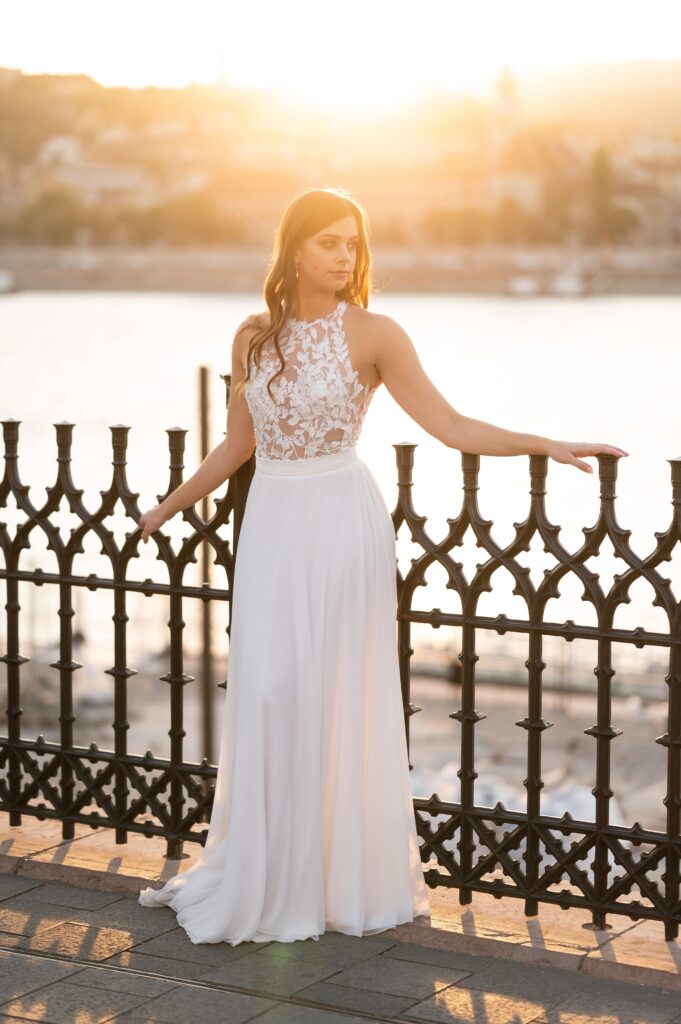 egyszerű esküvői ruha