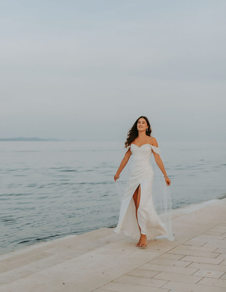 sellő fazonú menyasszonyi ruha